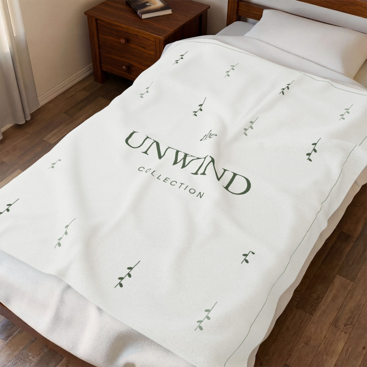 Unwind Collection Velveteen Plush Blanket