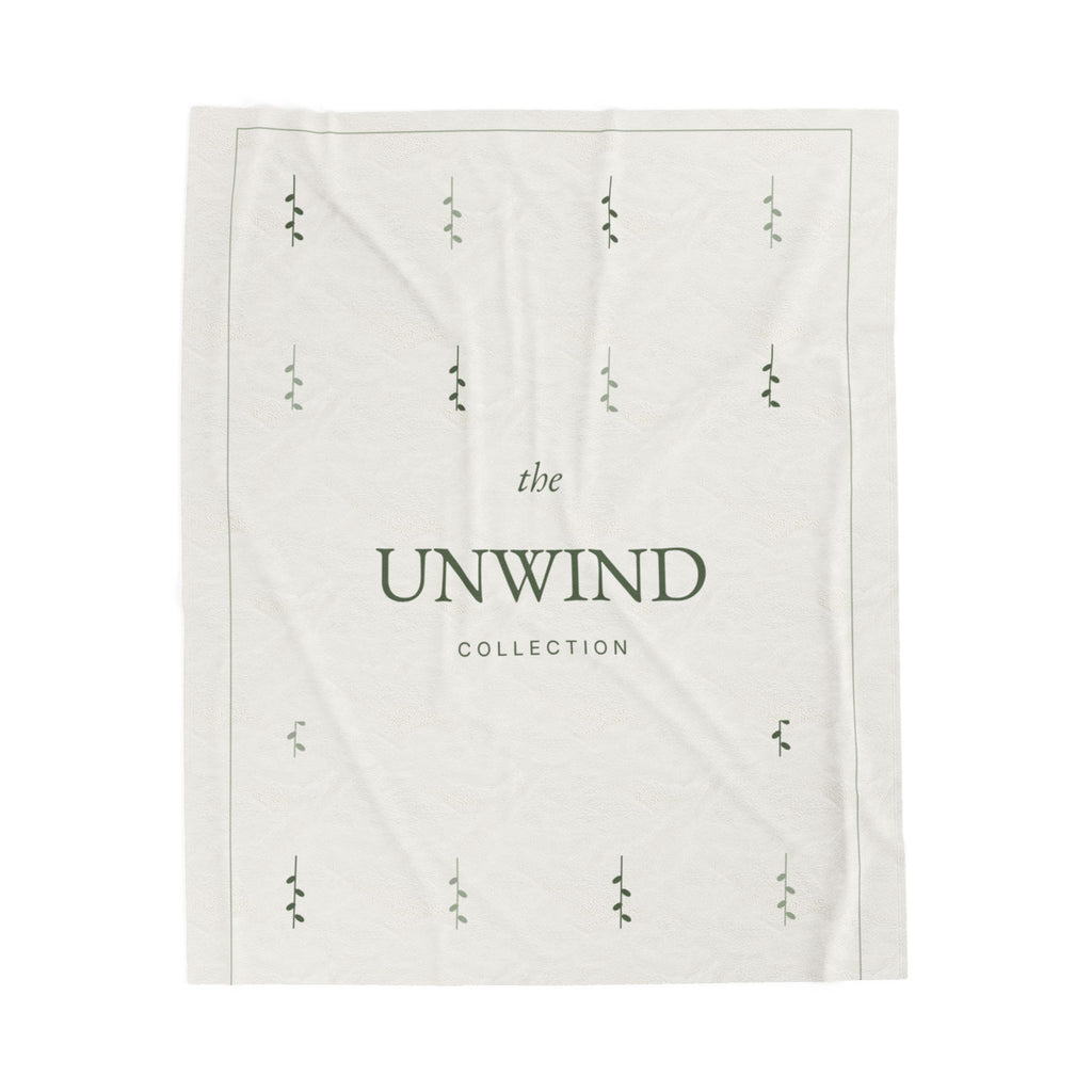 Unwind Collection Velveteen Plush Blanket