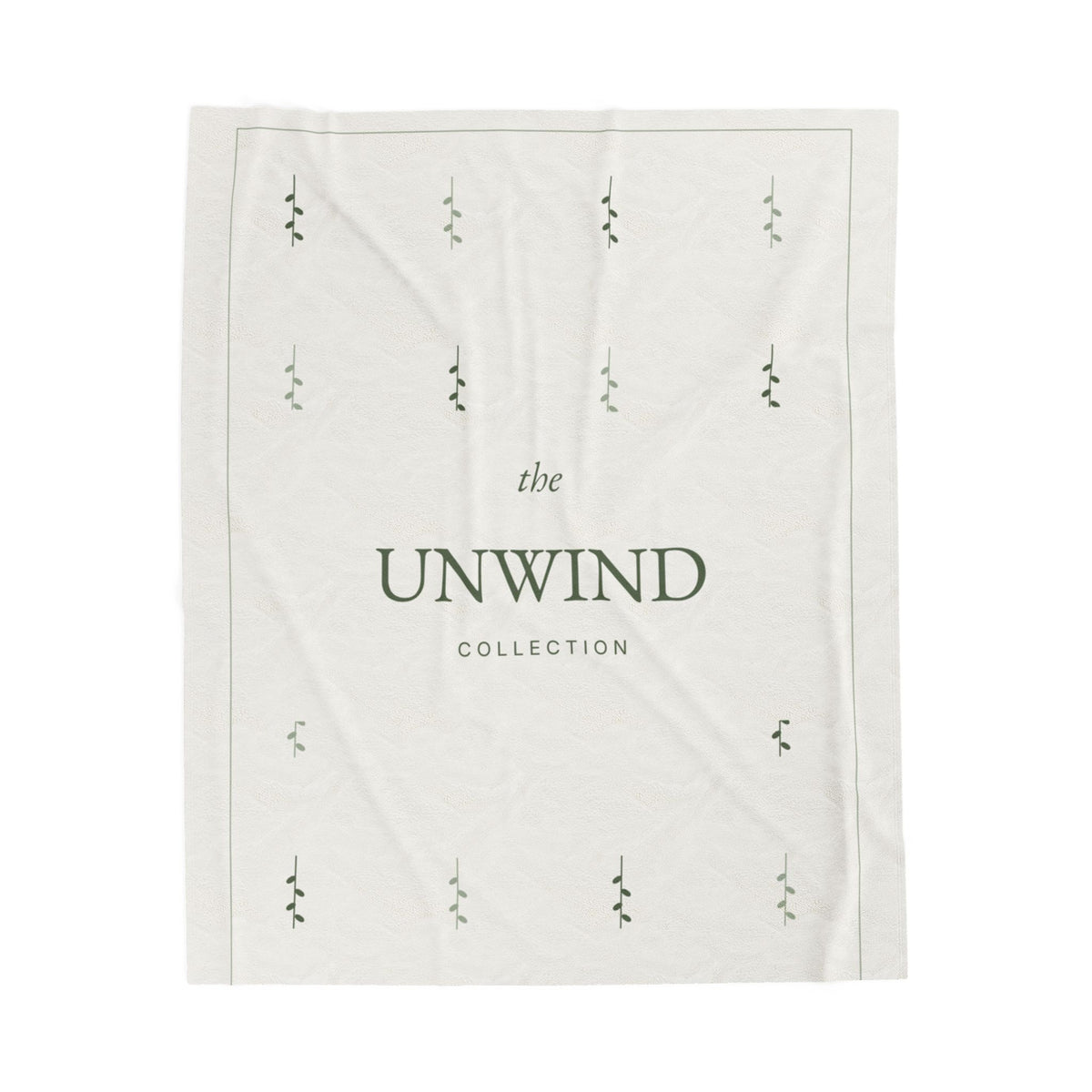 Unwind Collection Velveteen Plush Blanket