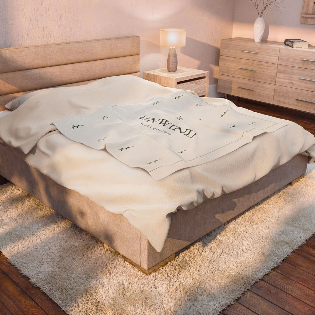 Unwind Collection Velveteen Plush Blanket