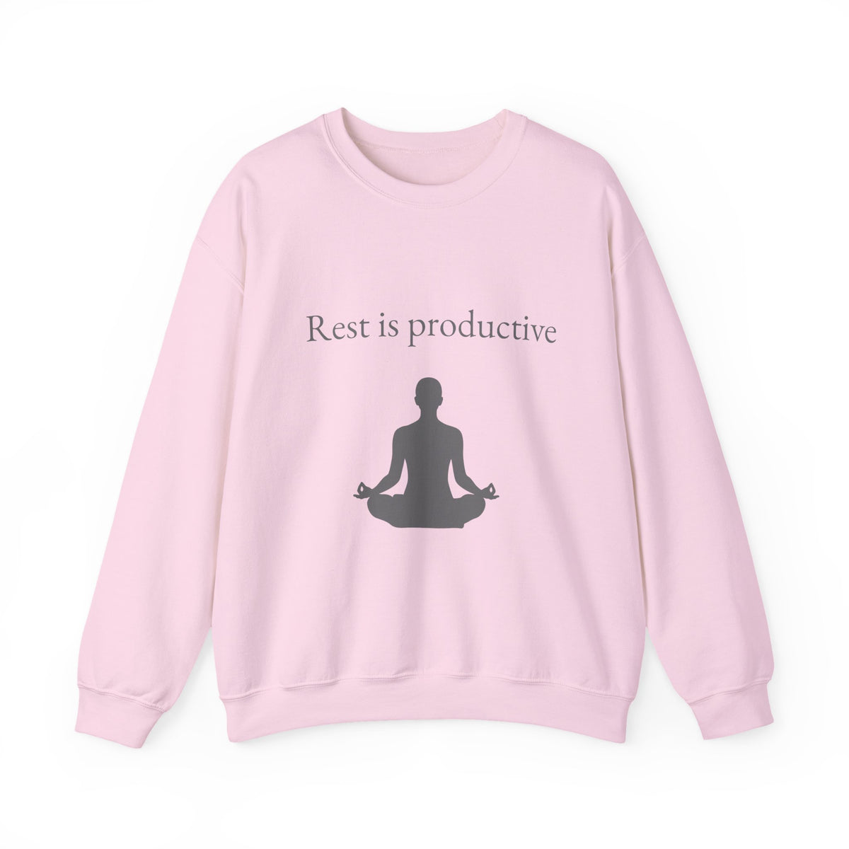 “Rest Is Productive” Minimalist Self-Care Sweatshirt